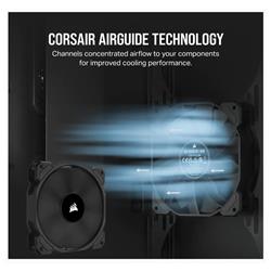 CORSAIR SP ELITE Series, SP120 ELITE, 120mm Case Fan with AirGuide, Single Pack