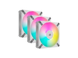 CORSAIR iCUE AF120 RGB ELITE 120mm PWM Triple Fan Kit - White