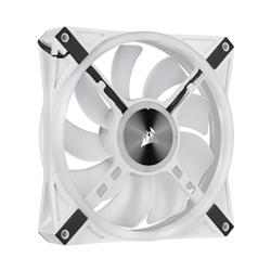 Corsair iCUE QL140 RGB 140mm RGB PWM White Dual Fan Kit with Lighting Node CORE