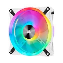 Corsair iCUE QL140 RGB 140mm RGB PWM White Dual Fan Kit with Lighting Node CORE