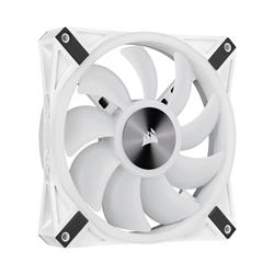 Corsair iCUE QL140 RGB 140mm RGB PWM White Dual Fan Kit with Lighting Node CORE