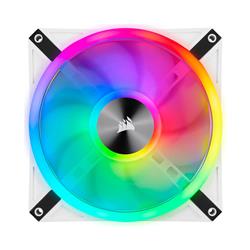 Corsair iCUE QL140 RGB 140mm RGB PWM White Dual Fan Kit with Lighting Node CORE