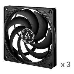 Arctic P12 SLIM PWM PST – 120mm Pressure optimized case fan | Slim profile | PWM controlled speed with PST (Pack of 3pcs)