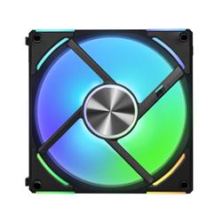 LIAN LI Uni Fan AL120 V2 RGB Case Fan, 3 Pack w/ Fan Controller - Black