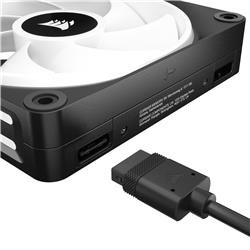 CORSAIR QX RGB Series, iCUE LINK QX120 RGB, 120mm Magnetic Dome RGB Fan, Single Pack(Open Box)