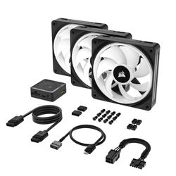 CORSAIR QX RGB Series, iCUE LINK QX120 RGB, 120mm Magnetic Dome RGB Fan, Triple Pack