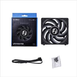 LIAN LI Uni Fan P28 Case Fan, 120mm Daisy Chain PWM Fan - Black