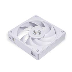 LIAN LI Uni Fan P28 Case Fan, 120mm Daisy Chain PWM Fan, 3 Pack w/ Fan Controller - White