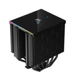 DeepCool AK620 Digital Performance Air Cooler, Dual-Tower Layout, Real-Time CPU Status Screen, Twin 120mm FDB Fans