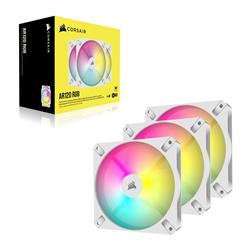 Corsair AR120 RGB 120mm ARGB-compatible Fan, Triple Pack - White(Open Box)