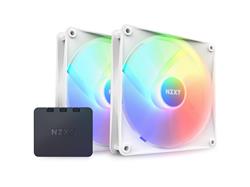 NZXT F140 RGB Core Case Fan Twin Pack, White