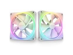 NZXT F120 RGB DUO Case Fan Triple Pack, White(Open Box)