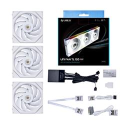 LIAN LI Uni Fan TL120 White, Triple Pack(Open Box)