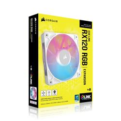 CORSAIR RX Series, iCUE LINK RX120 RGB 120mm Fan, White, Single Pack