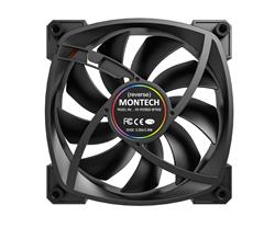 Montech RX 120 PWM Case Fan, Black(Open Box)