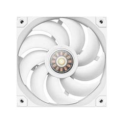 DeepCool FT12 WH, 120mm FDB Fan, 3-Phase 10-pole 12-slot Motor, PWM, Transparent Center Window, Subtle White LED underglow, Whi