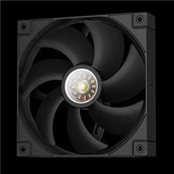 DeepCool FT14, 140mm FDB Fan, 3-Phase 10-pole 12-slot Motor, PWM, Transparent Center Window, Subtle White LED underglow, Black