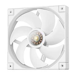 DeepCool FT14 WH, 140mm FDB Fan, 3-Phase 10-pole 12-slot Motor, PWM, Transparent Center Window, Subtle White LED underglow, Whi