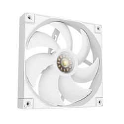 DeepCool FT14 WH, 140mm FDB Fan, 3-Phase 10-pole 12-slot Motor, PWM, Transparent Center Window, Subtle White LED underglow, Whi