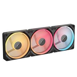 CORSAIR iCUE LINK LX120-R RGB 120 mm PWM Kit de démarrage de ventilateurs inversés