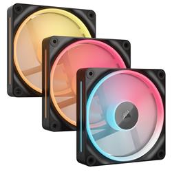 CORSAIR iCUE LINK LX120-R RGB 120 mm PWM Kit de démarrage de ventilateurs inversés
