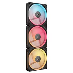 CORSAIR iCUE LINK LX120-R RGB 120 mm PWM Kit de démarrage de ventilateurs inversés
