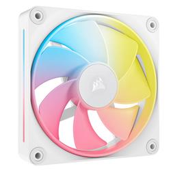 CORSAIR iCUE LINK LX120-R RGB 120 mm PWM Kit de démarrage de ventilateurs inversés - Blanc