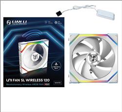 Lian Li UNI FAN SL 120 Ventilateur RVB sans fil 120 mm, Blanc