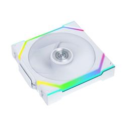 Lian Li UNI FAN SL 120 Ventilateur sans fil RVB à pales inversées de 120 mm, Blanc