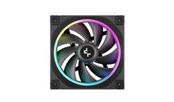 DeepCool FL12, Ventilateur ARGB Gen 2 hautes performances 120 mm, Noir, Chaîne en guirlande PWM, Lot de 1