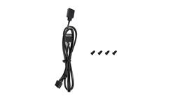 DeepCool FL12, Ventilateur ARGB Gen 2 hautes performances 120 mm, Noir, Chaîne en guirlande PWM, Lot de 1