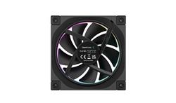 DeepCool FL12, Ventilateur ARGB Gen 2 hautes performances 120 mm, Noir, Chaîne en guirlande PWM, Lot de 1