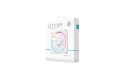 DeepCool FL12 WH, Ventilateur ARGB Gen 2 haute performance 120 mm, Blanc, Chaîne en guirlande PWM, Lot de 1