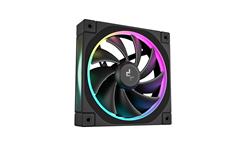 DeepCool FL12 3IN1, Ventilateurs ARGB Gen 2 hautes performances 120 mm, Noir, Chaîne en guirlande PWM, Lot de 3