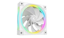 DeepCool FL12R WH, Ventilateur ARGB Gen 2 haute performance 120 mm, Blanc, Inversé, Chaîne en guirlande PWM, Lot de 1