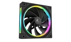 DeepCool FL12R 3IN1, 120mm High-Performance ARGB Gen 2 Fans, Black, Reverse, PWM Daisy Chain, 3 Pack