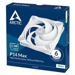 Arctic P14 MAX 140mm Ventilateur PWM, Blanc 1 pièce