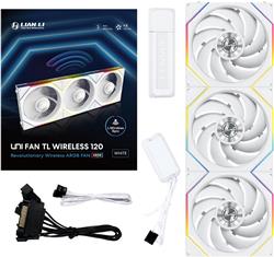Ventilateur Lian-Li Fan 12TL1W3W FDB Blanc