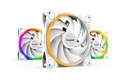 be quiet! LIGHT WINGS 140mm White PWM high-speed Triple-Pack  , Case(Open Box)