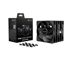 be quiet! Pure Wings 3 Reverse 120 mm Ventilateur Paquet de 3 Noire