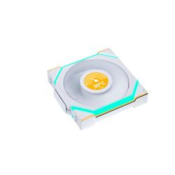 LIAN LI UNI FAN SL WIRELESS RGB LCD Reverse White Color Single Pack 12cm Fan Pack without Controller (Reverse Blade )