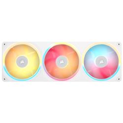 CORSAIR LX360-R RGB 360mm Reverse Case Fan 3-Pack White
