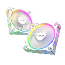 ASUS Prime MR120 ARGB 120mm Reverse Case Fan 3-Pack White