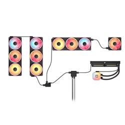 CORSAIR LX360-R RGB 360mm Reverse Case Fan 3-Pack black