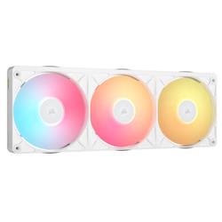 CORSAIR RX360 II Unified RGB 360 mm Kit d'extension Paquet de 3 Blanc