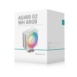 DeepCool AG400 G2 WH ARGB CPU Air Cooler White