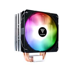 Gamdias BOREAS E1 CPU air cooler 120mm fan, 5V 3-pin RGB sync, PWM, Thick Aluminum Base Plate, 4 Copper Heat-Pipes.