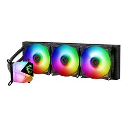 MSI MAG Core Liquid C360 AIO Liquid CPU Cooler, 360mm Radiator, Dual 120mm PWN Fans, ARGB lighting controlled by software s