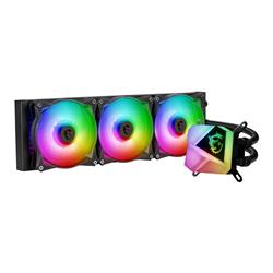 MSI MAG Core Liquid C360 AIO Liquid CPU Cooler, 360mm Radiator, Dual 120mm PWN Fans, ARGB lighting controlled by software s