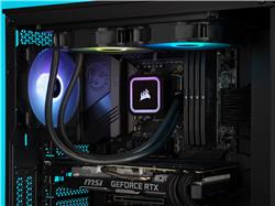 CORSAIR H100x RGB ELITE, 240mm Radiator, Liquid CPU Cooler(Open Box)